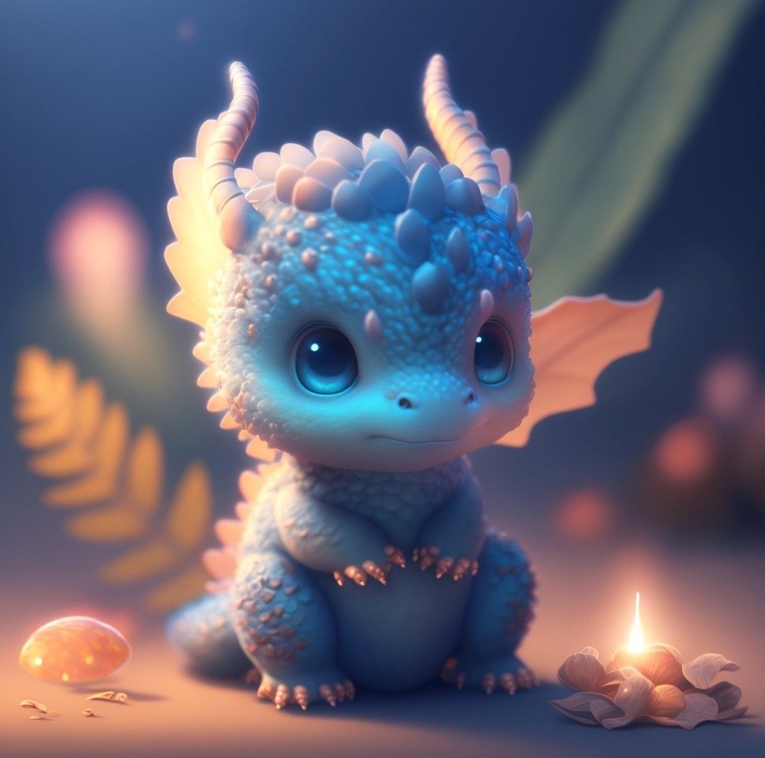 Diamond Painting -Baby Dragon