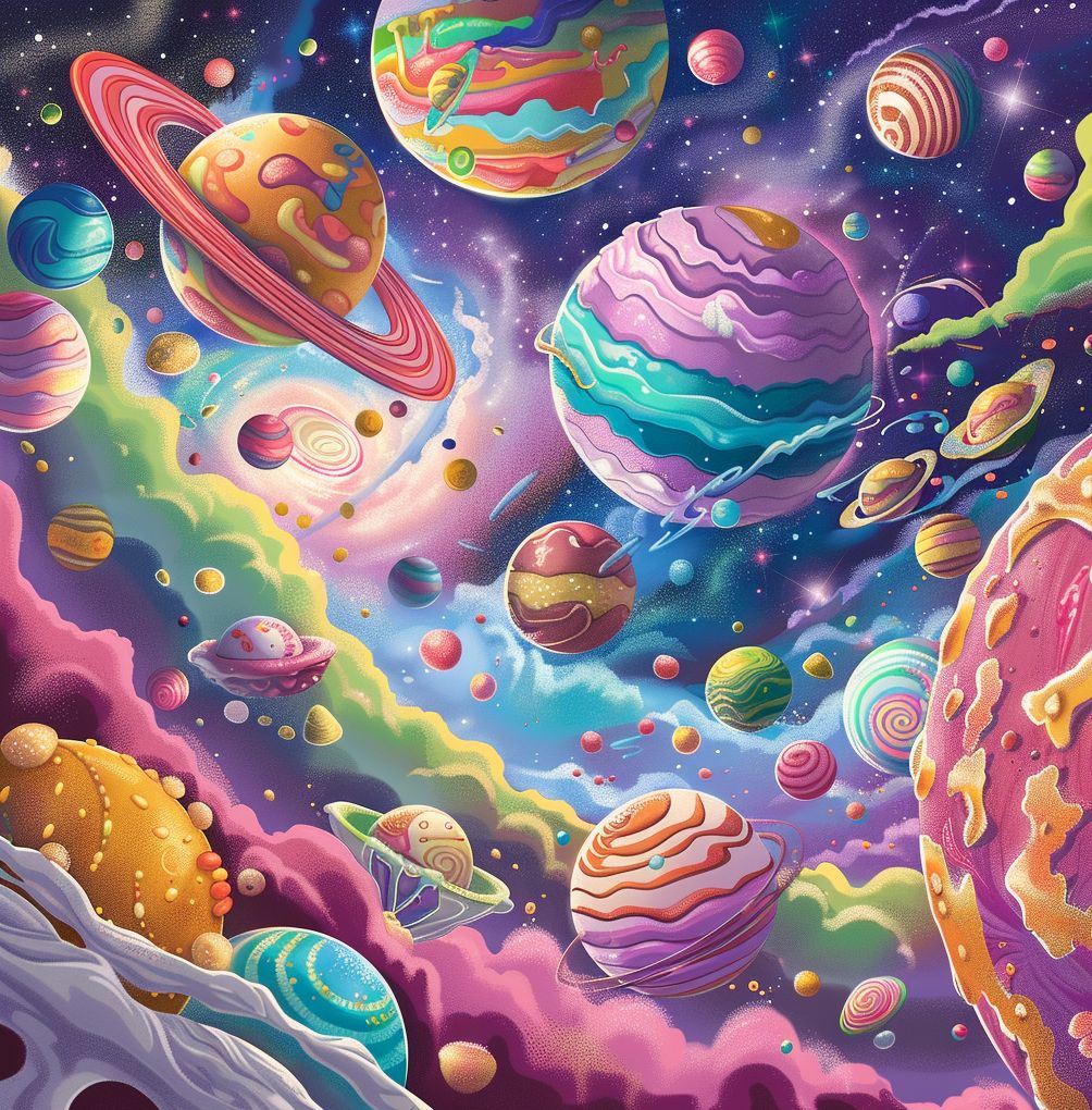 Diamond Painting -Colorful Planet