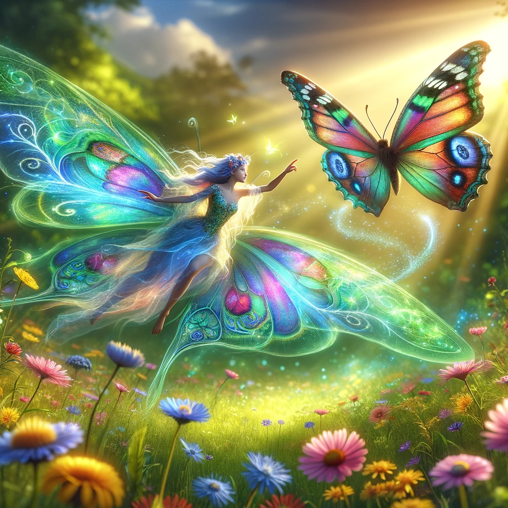 Diamond Painting - Butterfly and Fairy