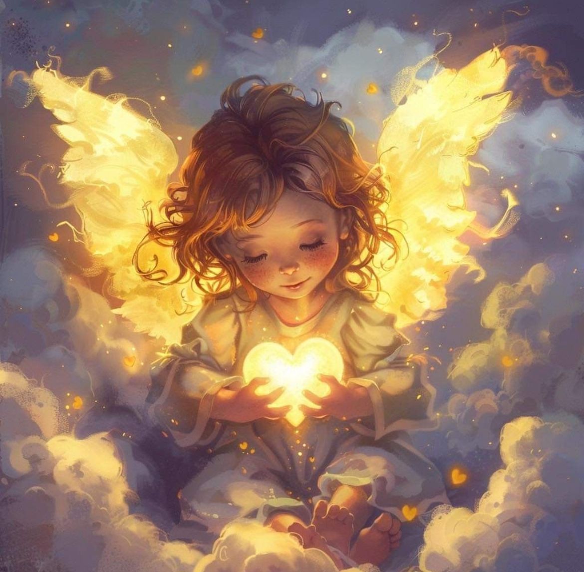 Diamond Painting - A Little Angel with a Heart