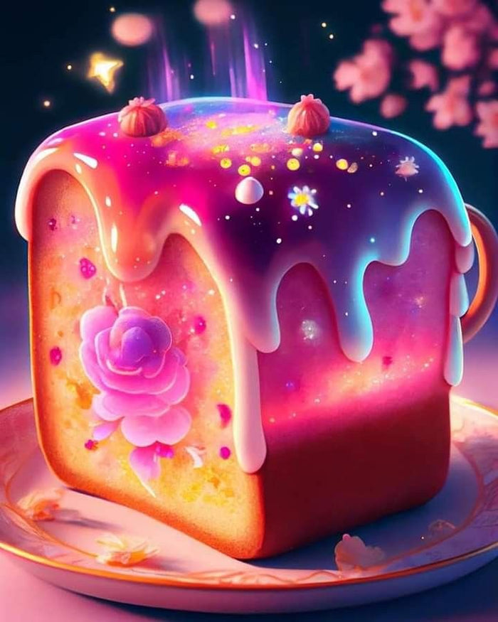 Diamond Painting - Colorful Cake