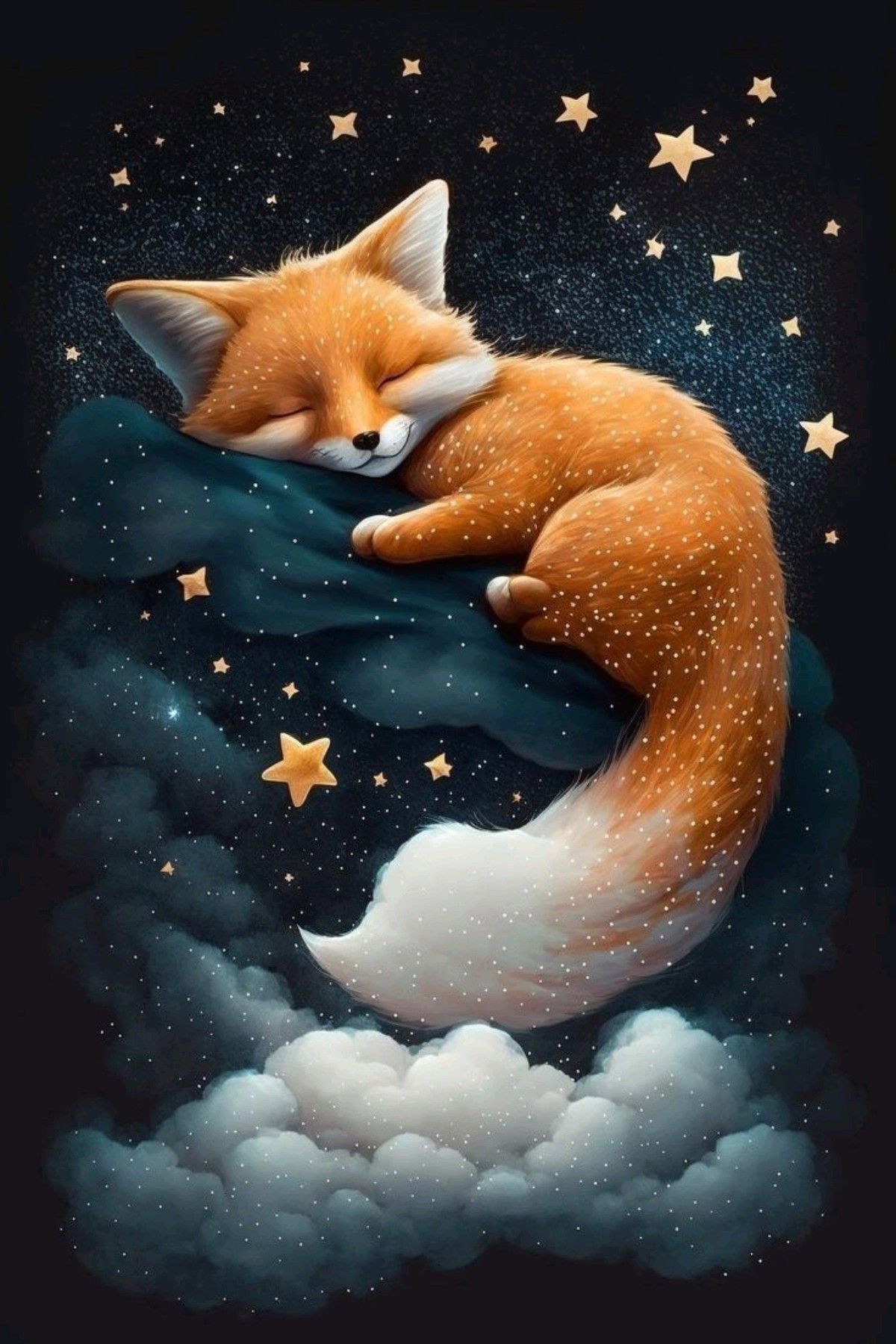 Diamond Painting - Sleeping Fox