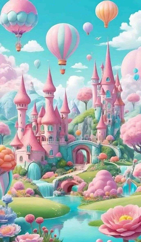 Diamond Painting - Pink Castle