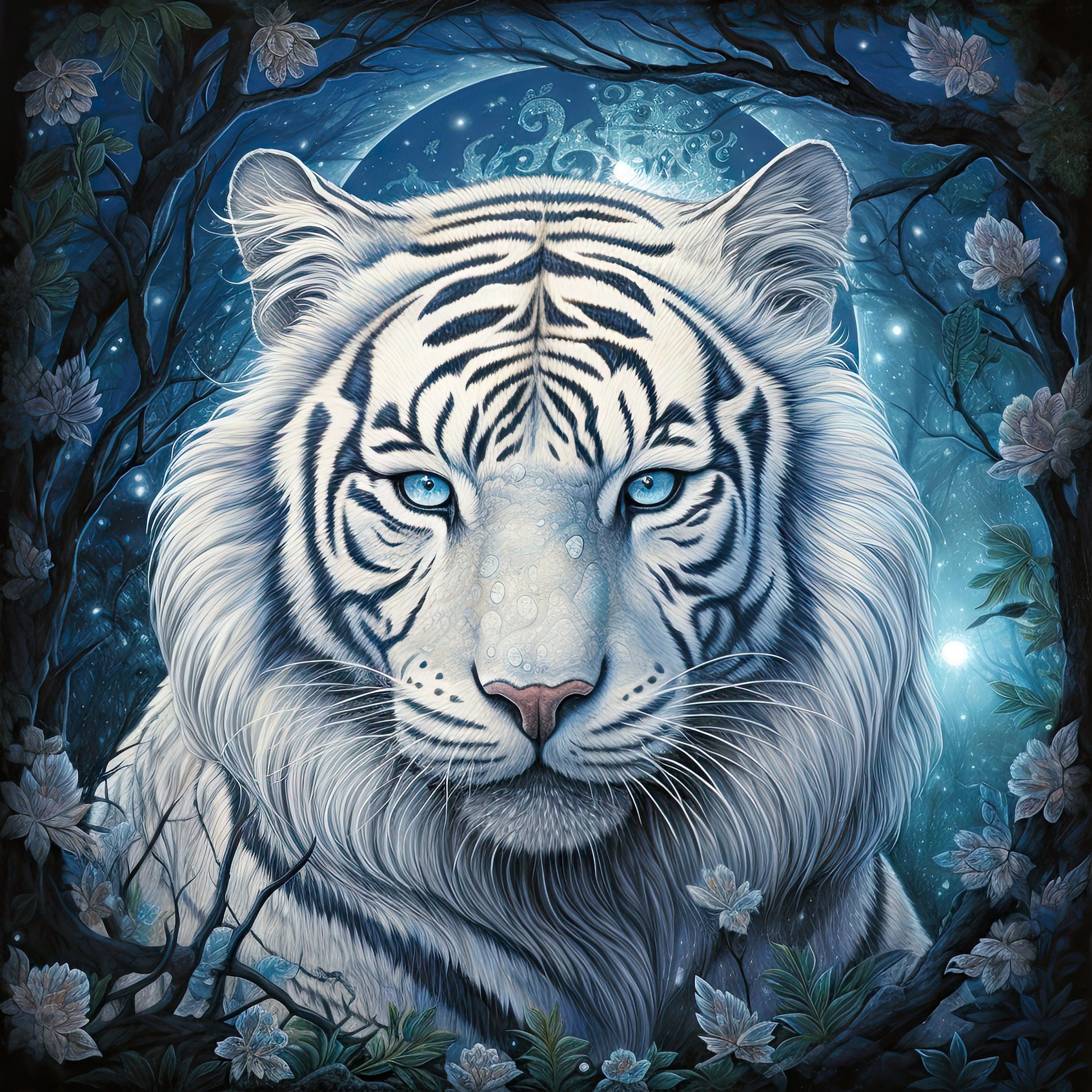 Diamond Painting - Tiger in the Forest