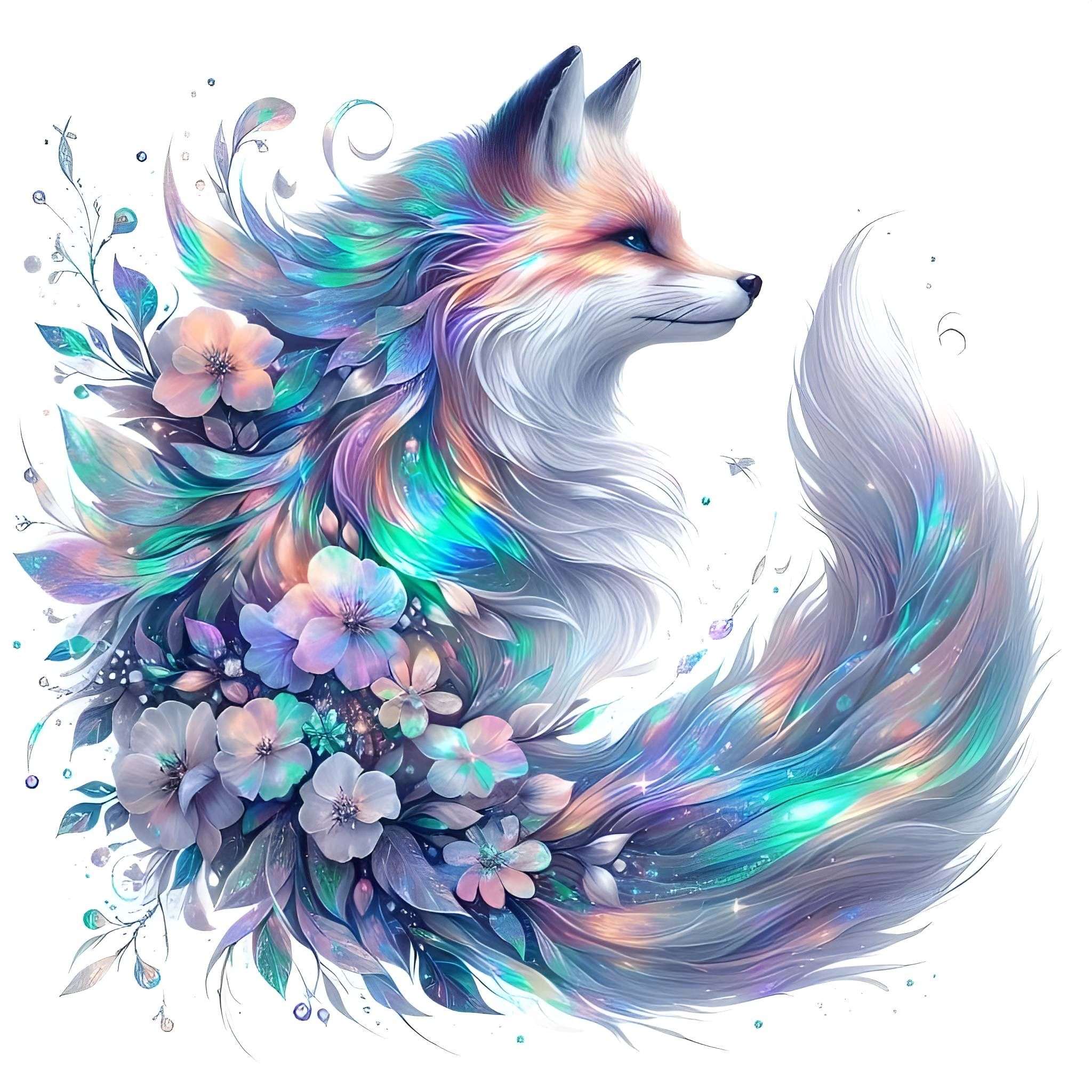 Diamond Painting - A Colorful Fox