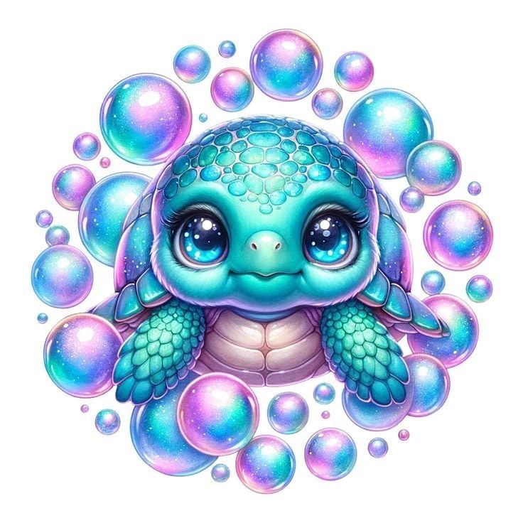 Full Crystal Diamond Painting-Blue Sea Turtle