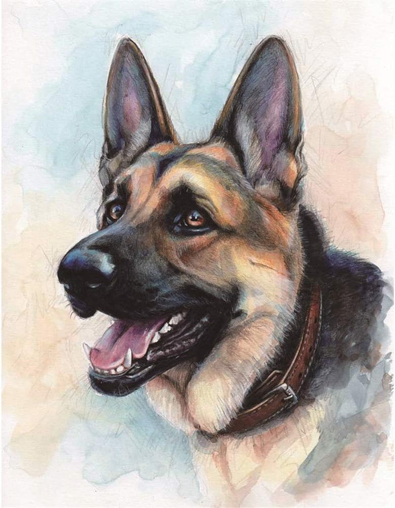 Diamond Painting - A German Shepherd Dog