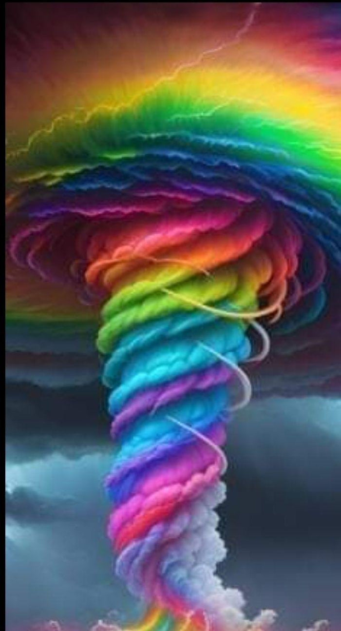 Diamond Painting - Colorful Tornado