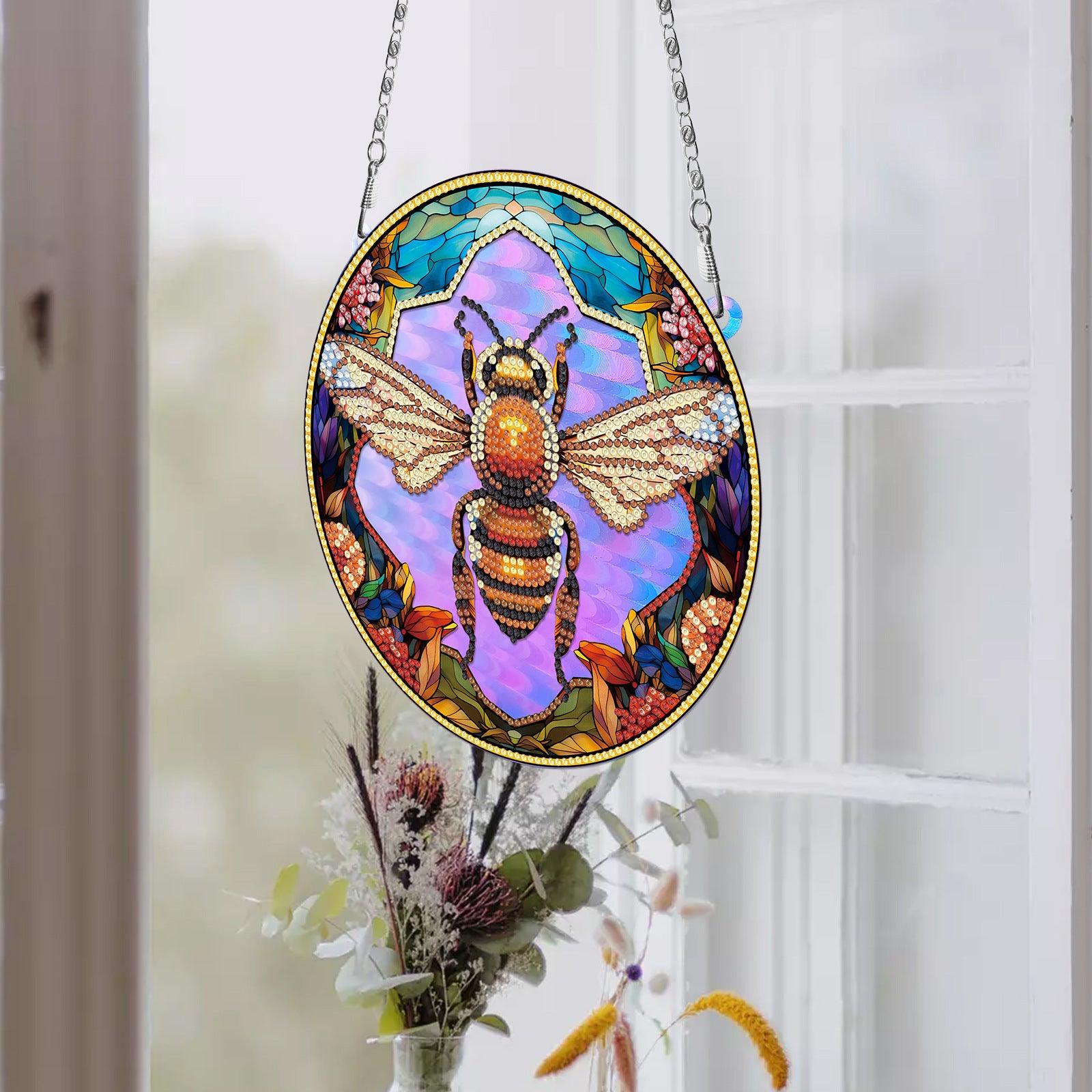 Diamond Painting-Decorative Wall Hanging (Bee)