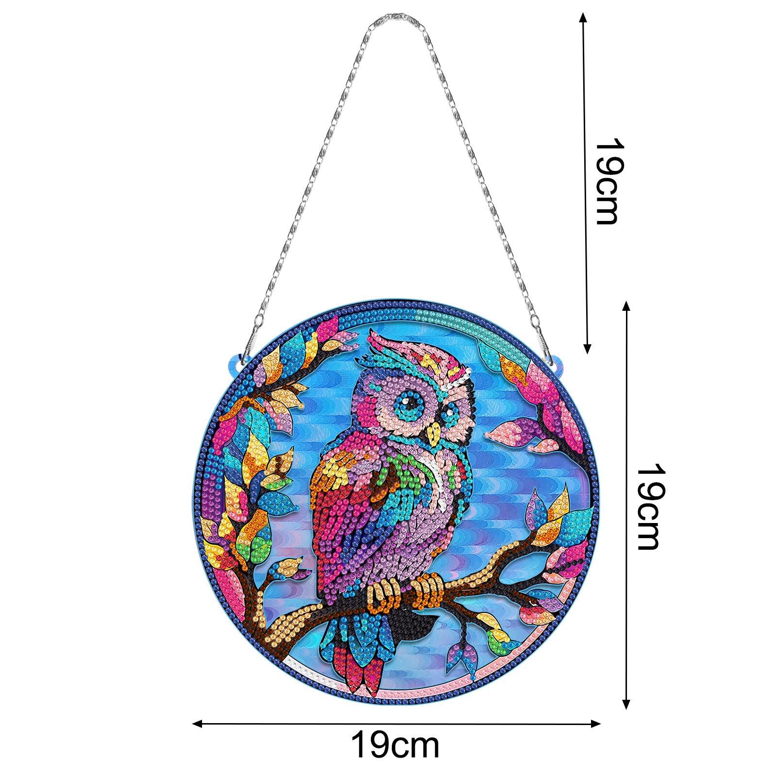 Diamond Painting-Decorative Wall Hanging (Owl)