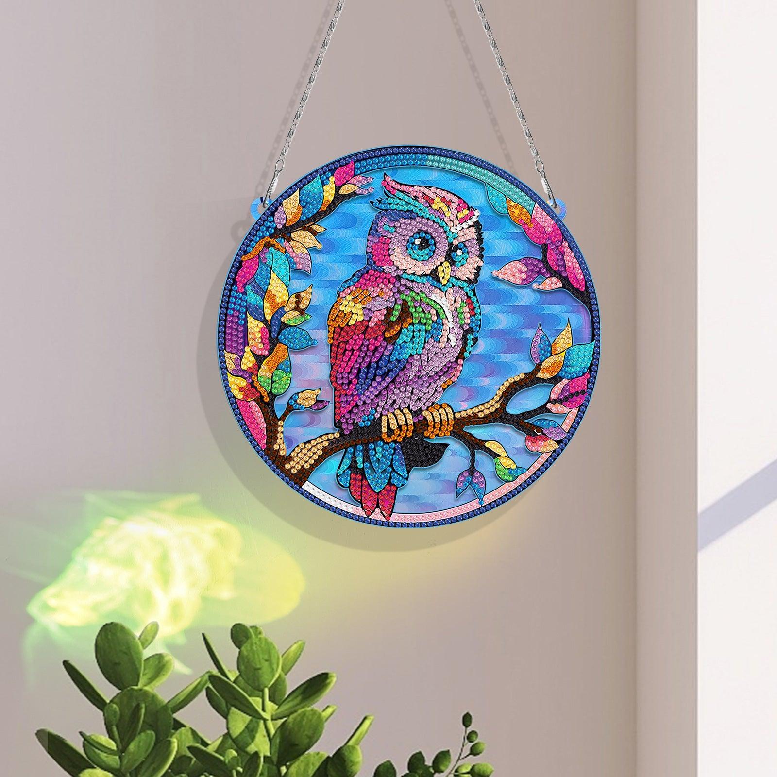 Diamond Painting-Decorative Wall Hanging (Owl)