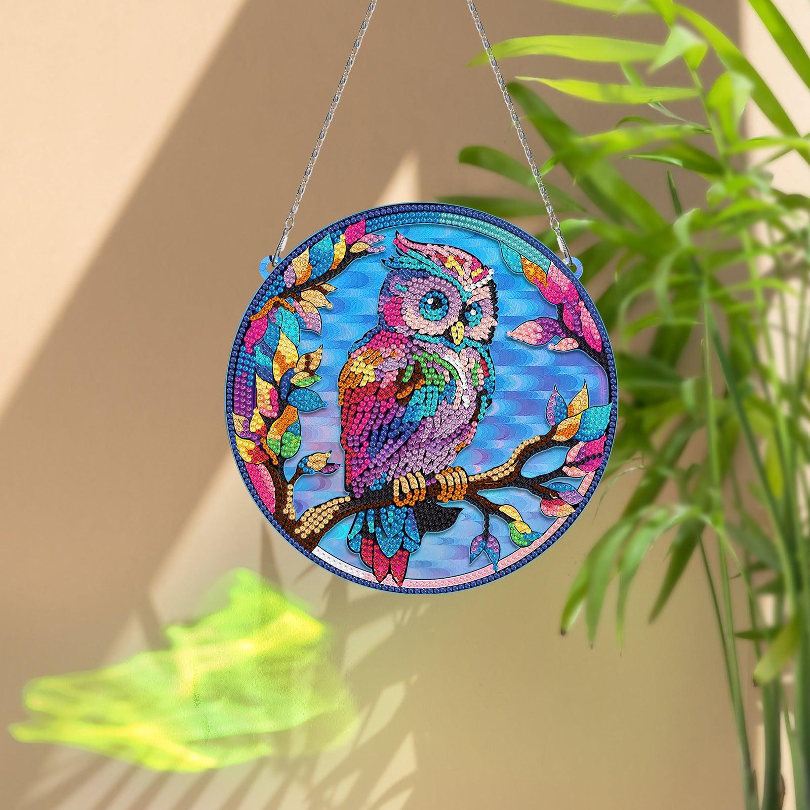 Diamond Painting-Decorative Wall Hanging (Owl)