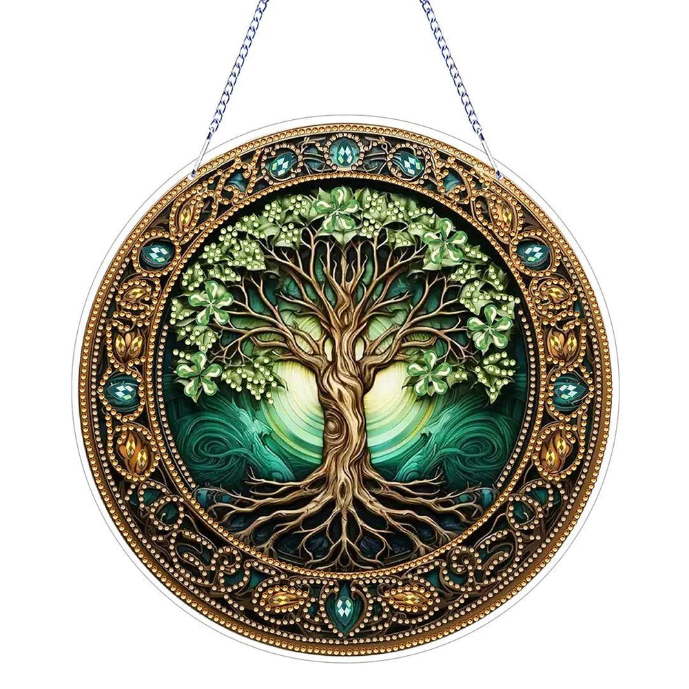 Diamond Painting-Decorative Wall Hanging (Bronze Tree)