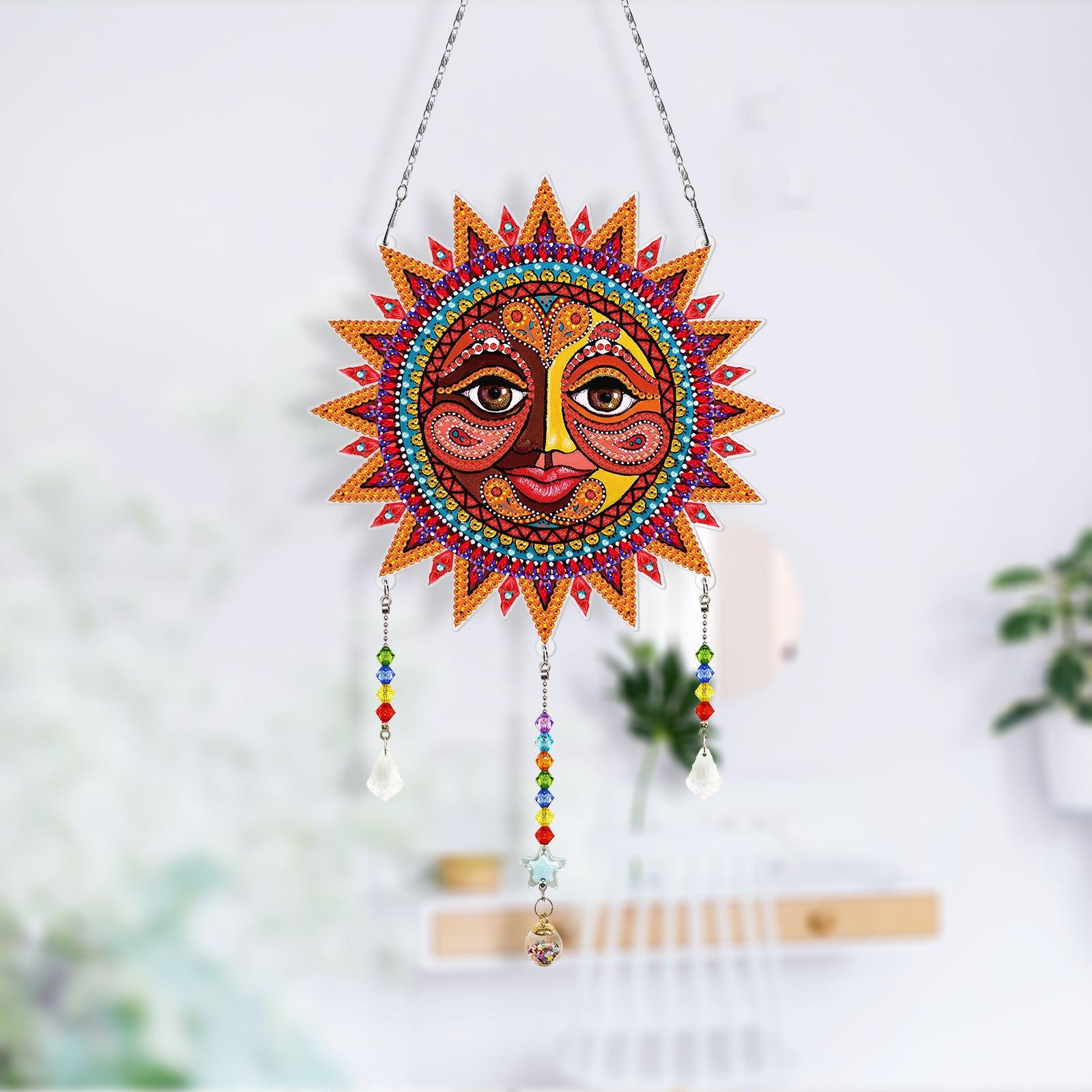 Diamond Painting-Hanging Decorations（Sun）