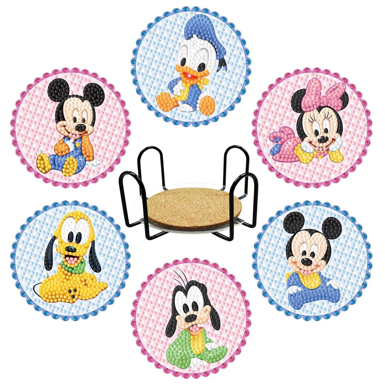 Diamond Painting-Coaster-6Pcs Cartoon Characters