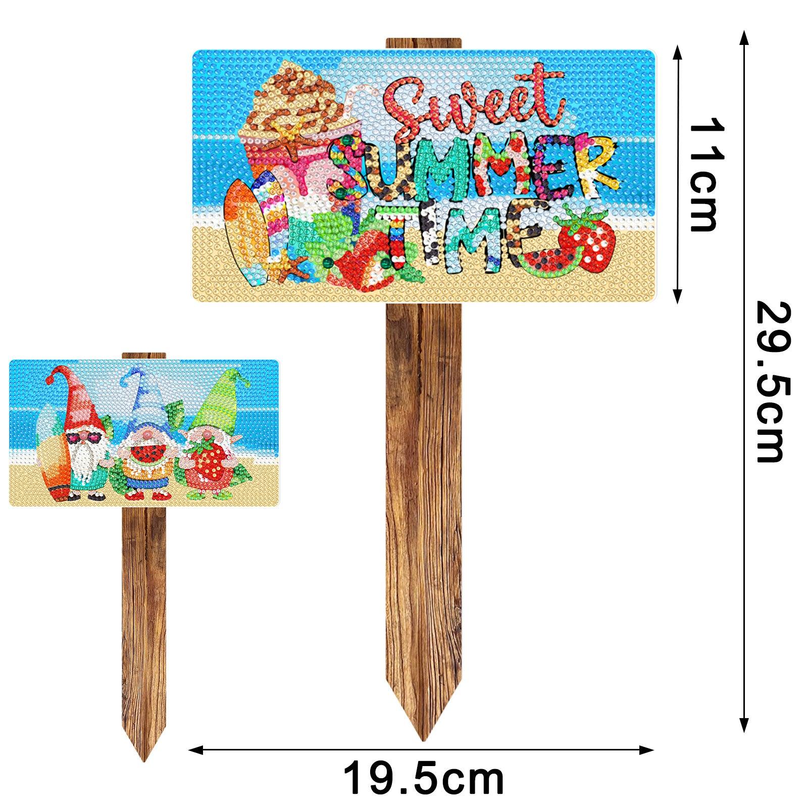 Diamond Painting-Summer Beach Signage