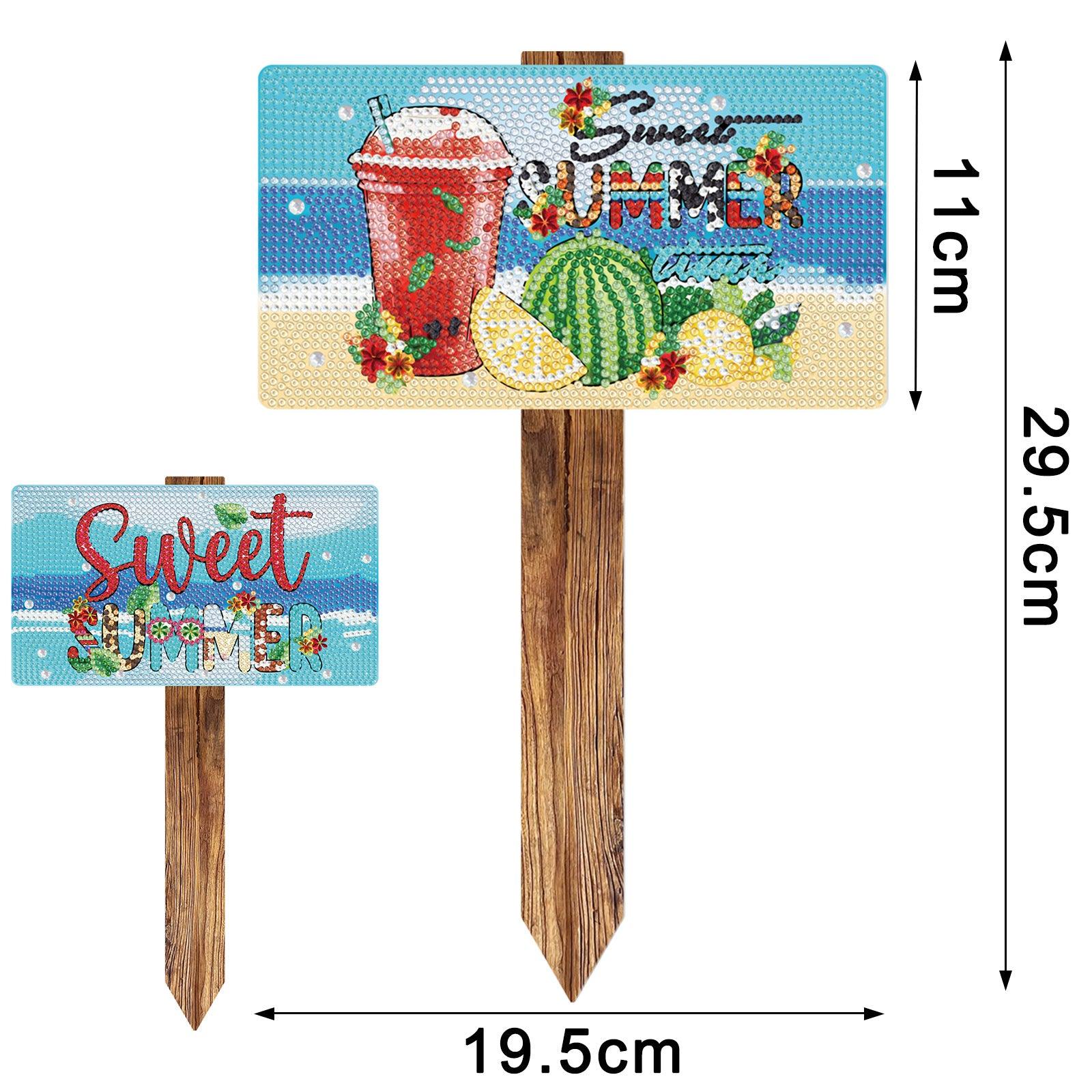 Diamond Painting-Summer Beach Signage