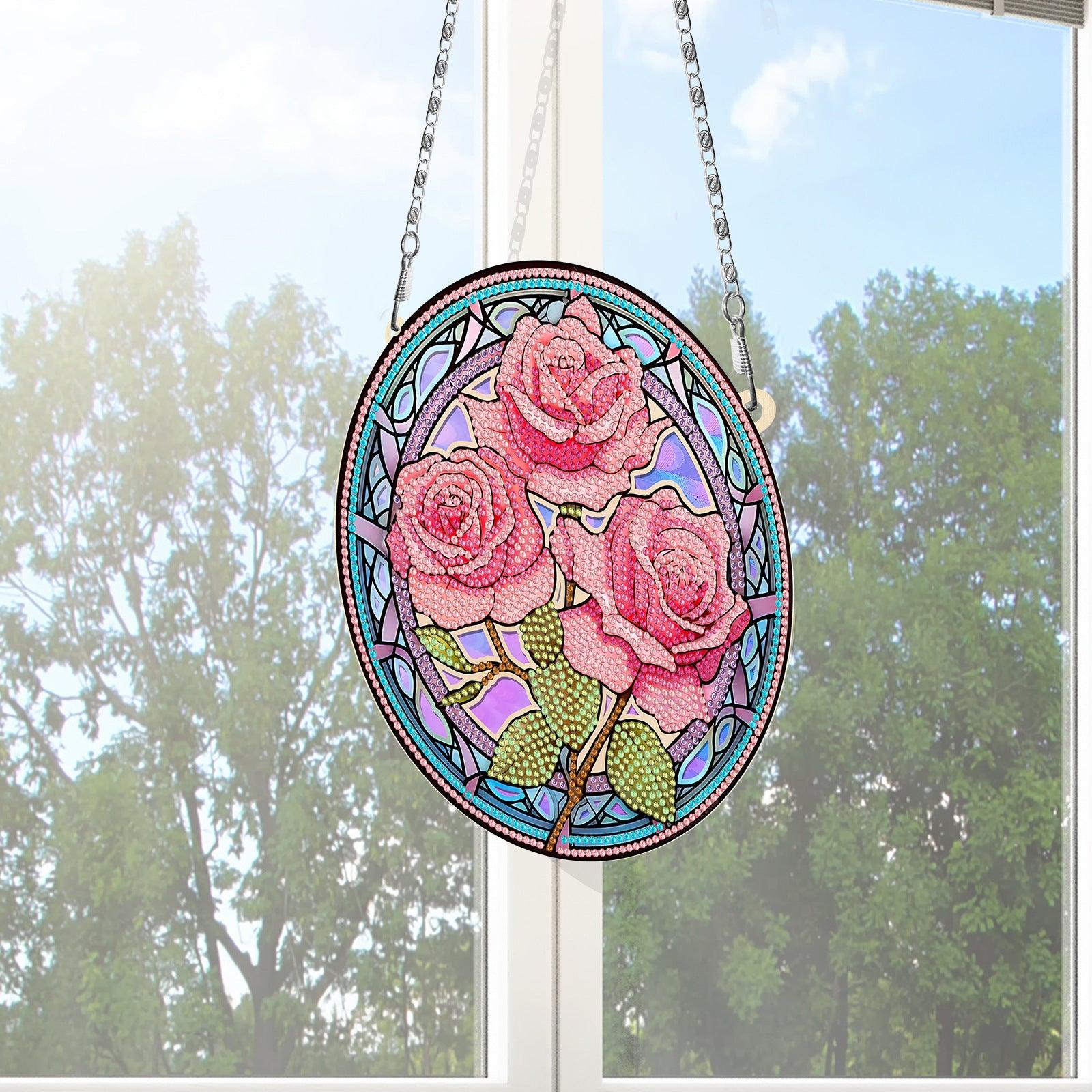 Diamond Painting-Wall Hangings（Rose）