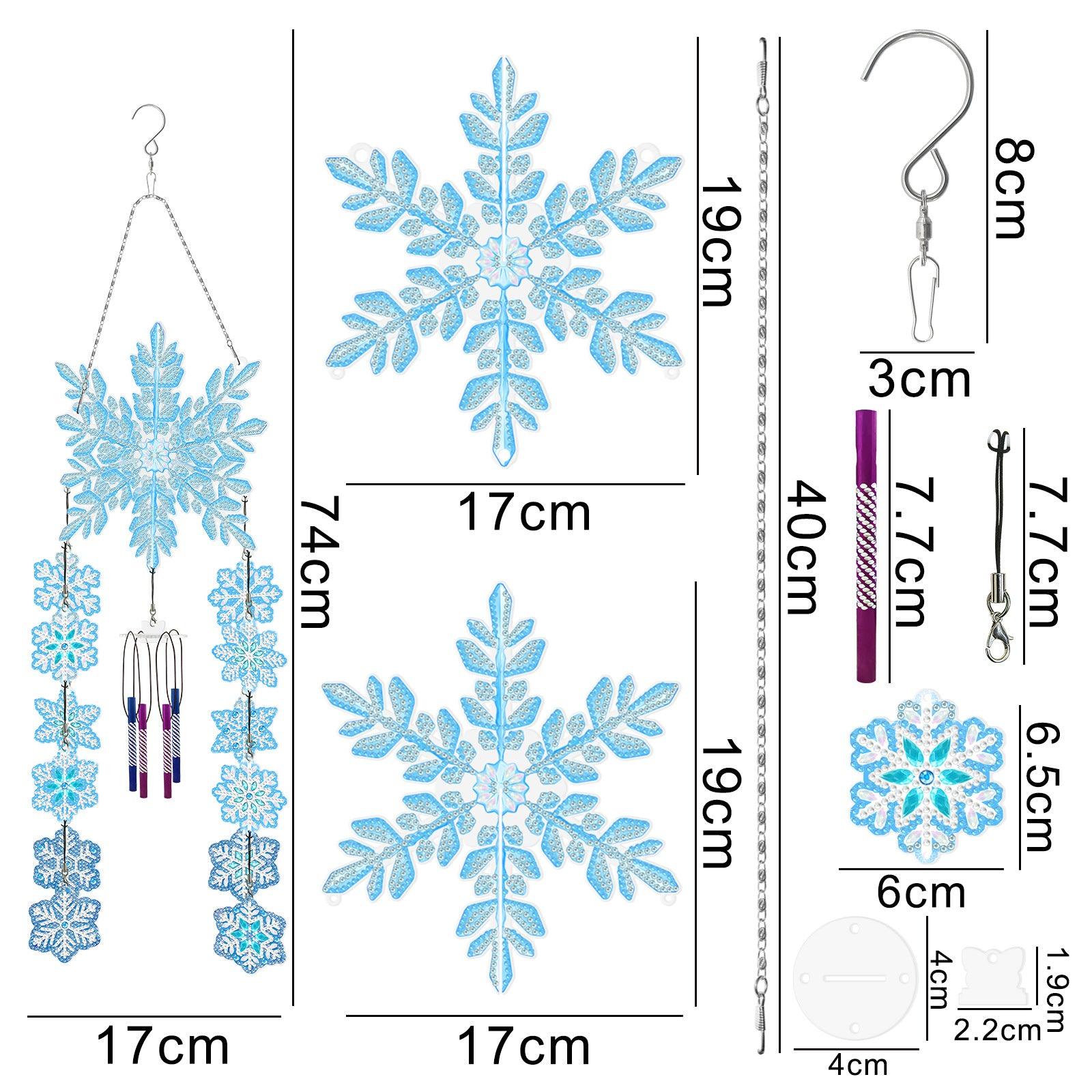 Diamond Painting-Wall Hangings（Snowflake）