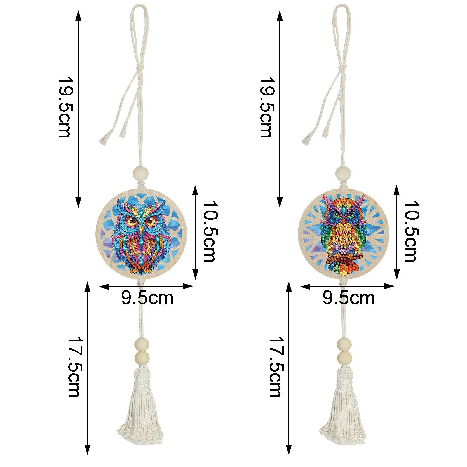 Diamond Painting-Wall Decoration, Two-piece Set（Owl）