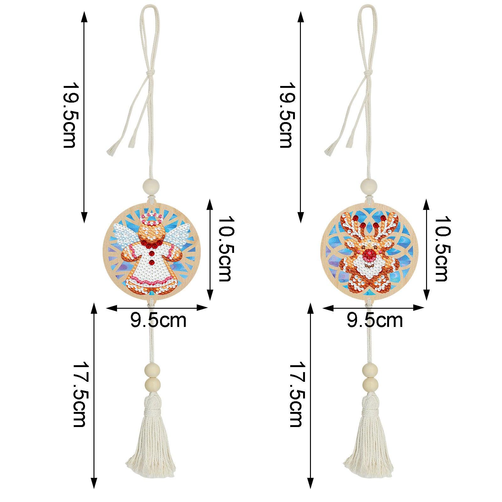 Diamond Painting-Wall Decoration,Two-piece Set（Christmas）