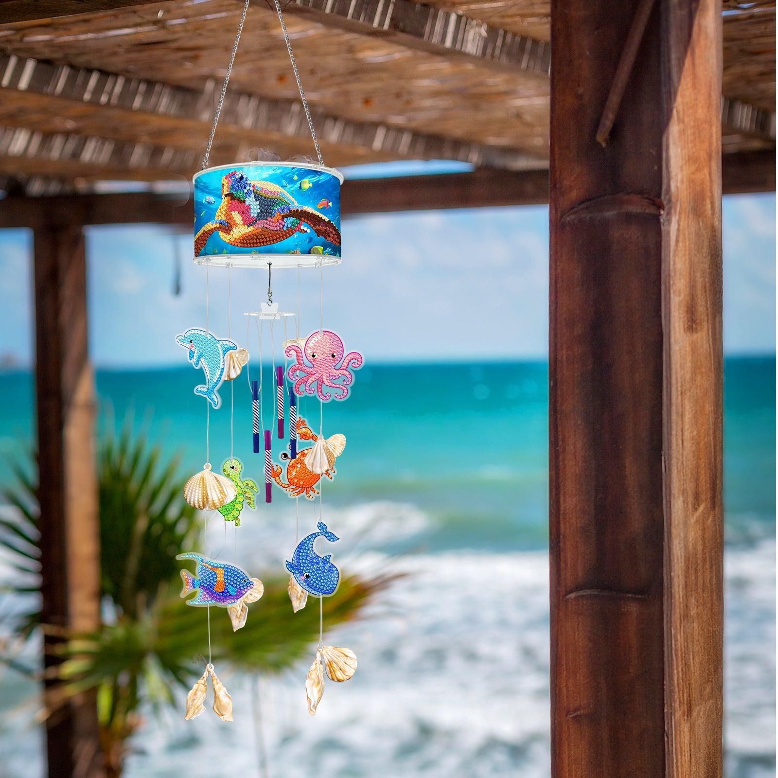 Diamond Painting-Wind Chimes（Sea Turtle）