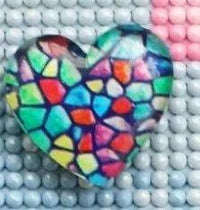 Diamond Painting-Minority Colorful Hearts Locator