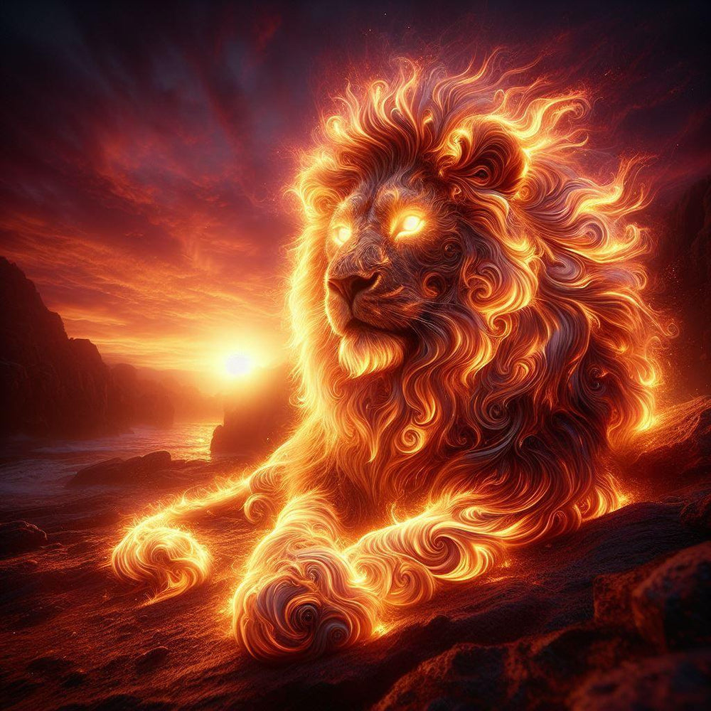 Diamond Painting - Luminous Lion