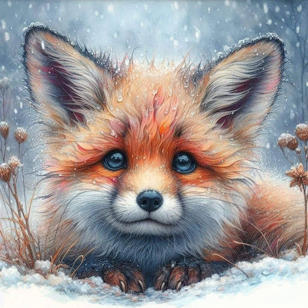 Diamond Painting -Fox in the Snow