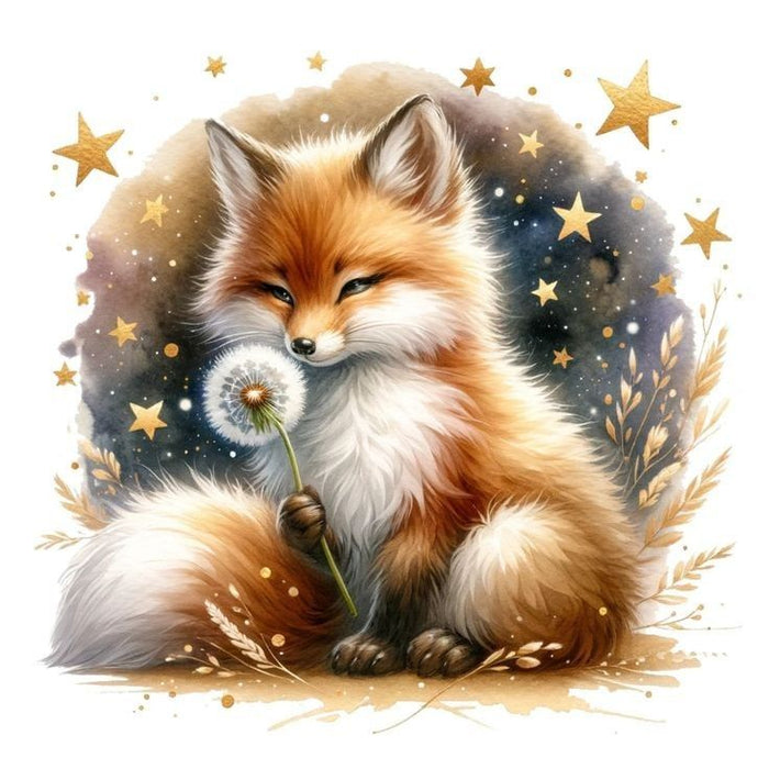 Diamond Painting - Fox with the Dandelion