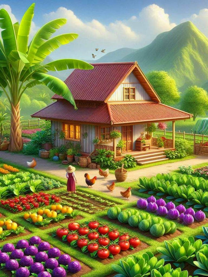 Diamond Painting - Vegetable Garden