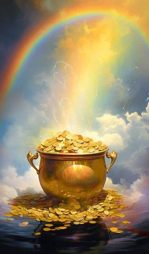 Diamond Painting - Pot of Gold and Rainbow