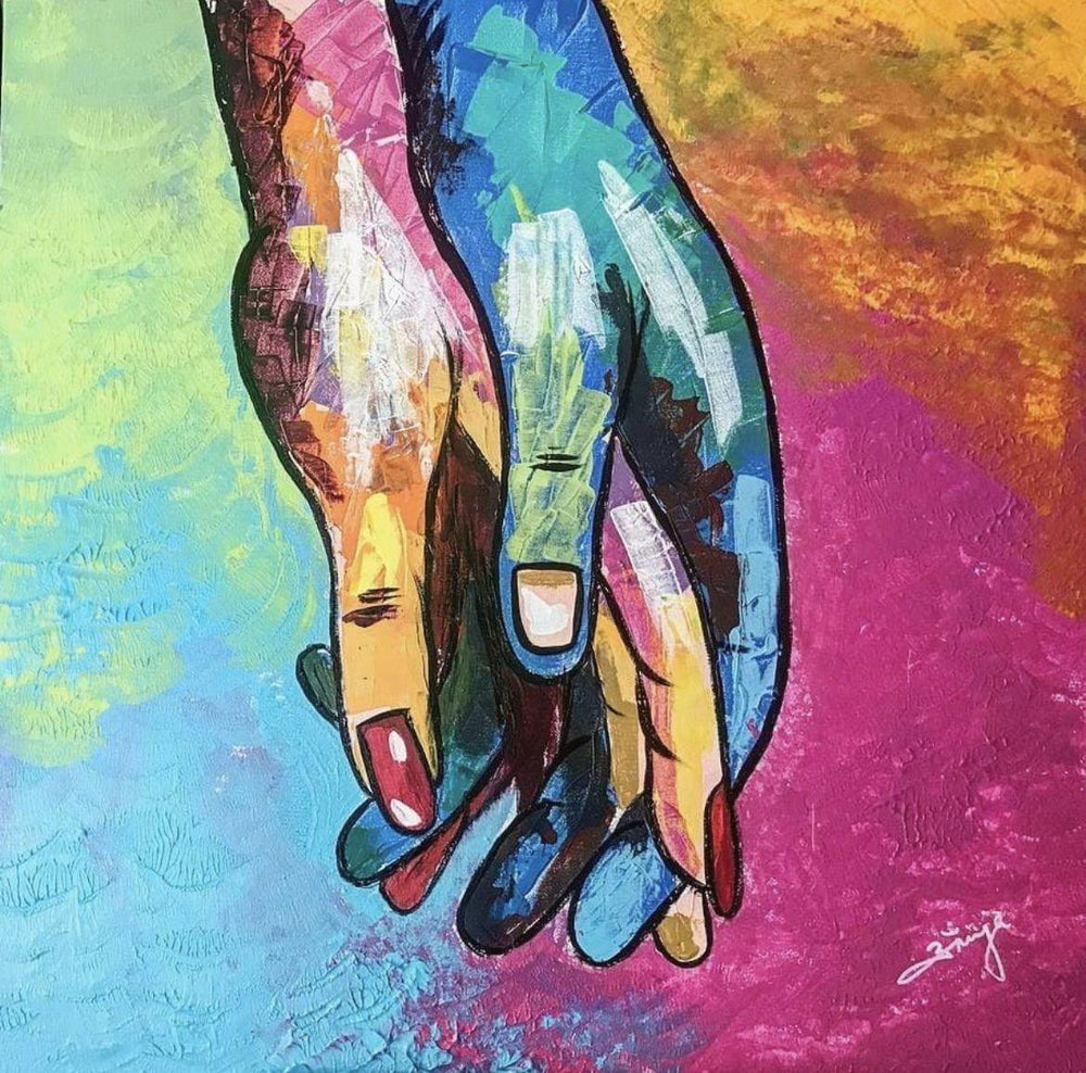 Diamond Painting - Hands Intertwined