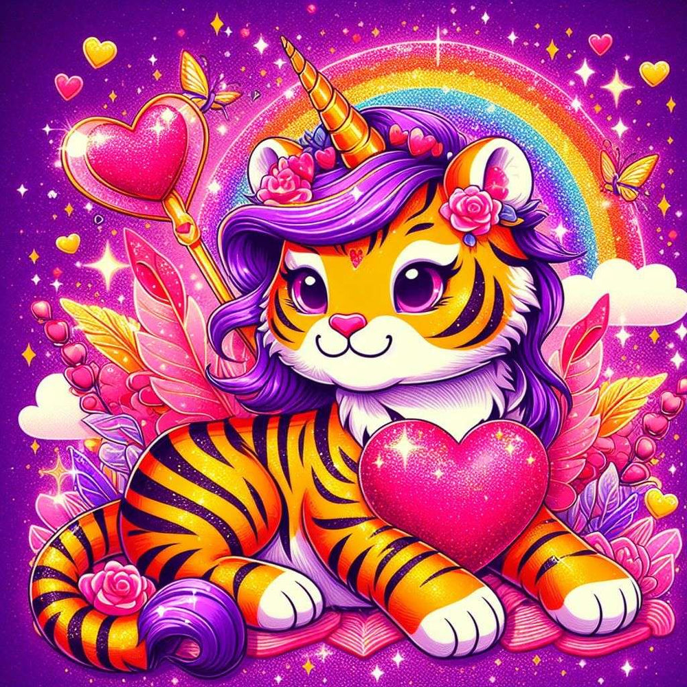 Diamond Painting - Cute Tiger