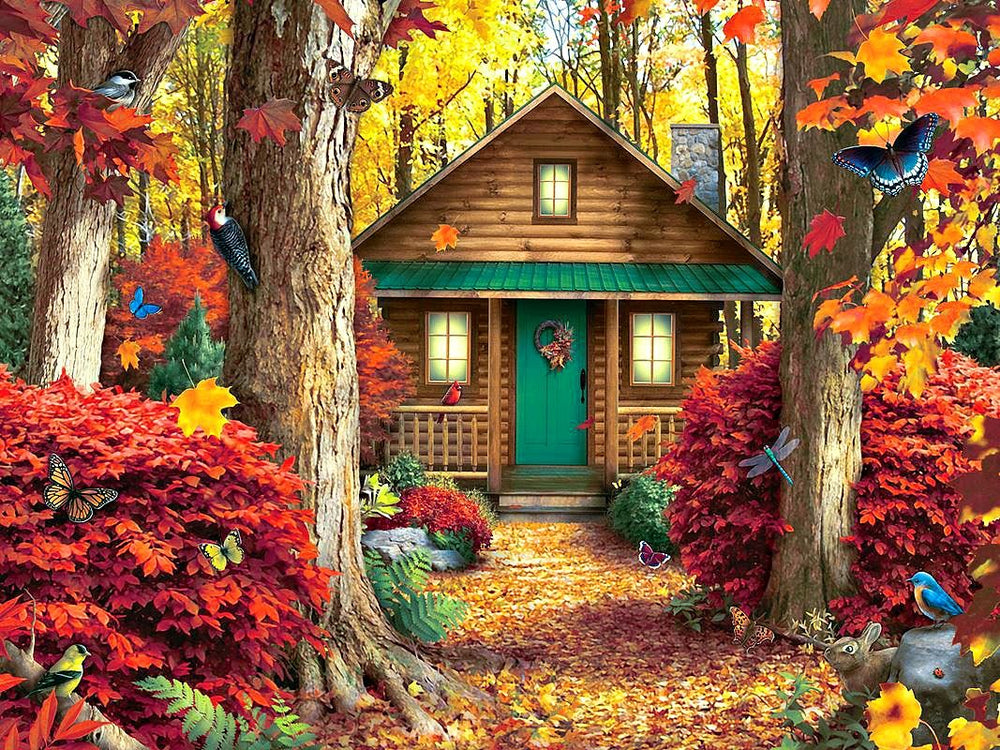 Diamond Painting - Cabin in the Forest