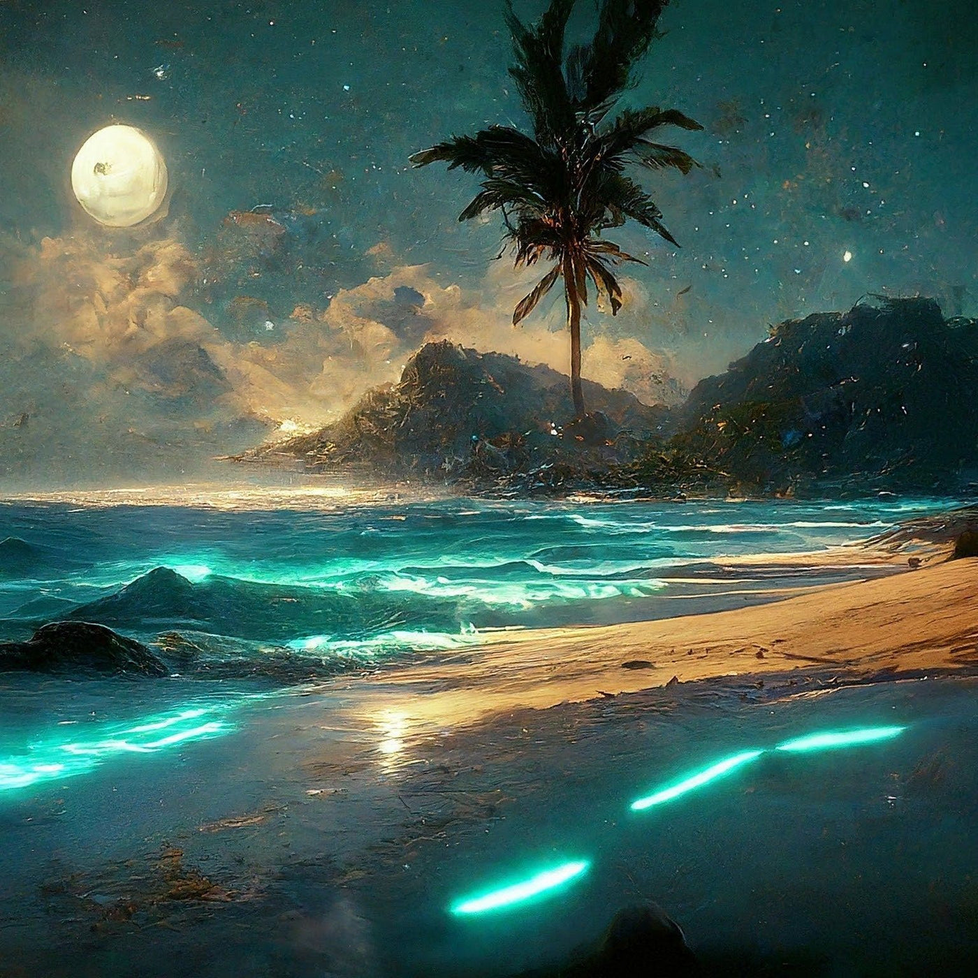 Diamond Painting - Island Beach