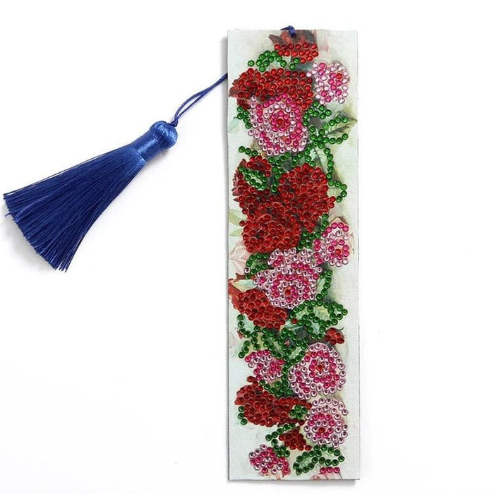 Diamond Painting-Bookmark with Roses