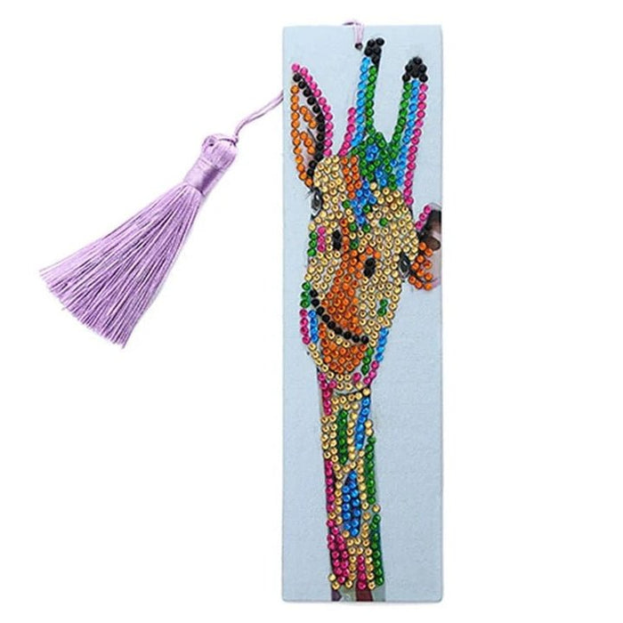 Diamond Painting-Bookmark with Giraffe