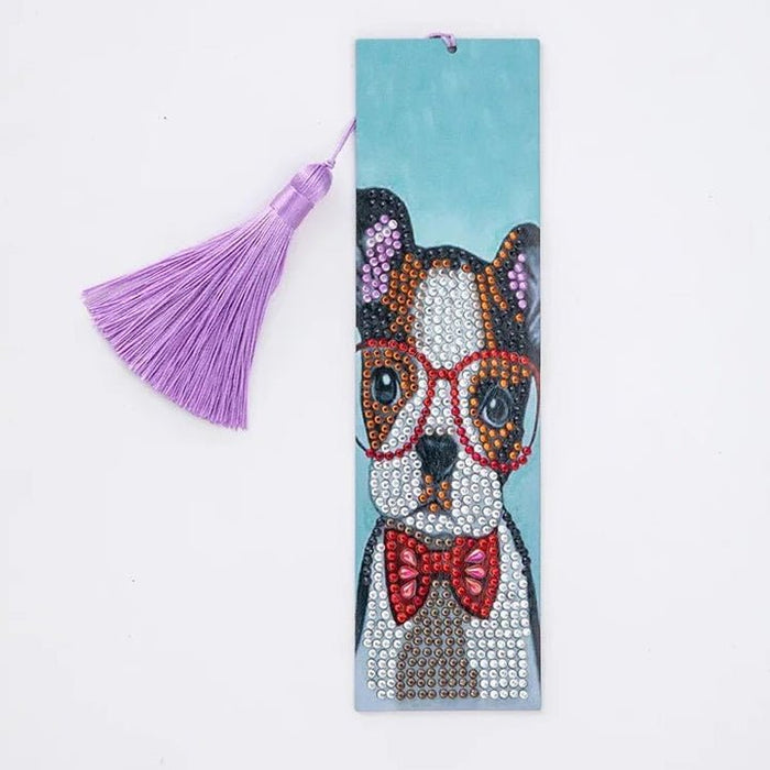 Diamond Painting-Bookmark with Dog