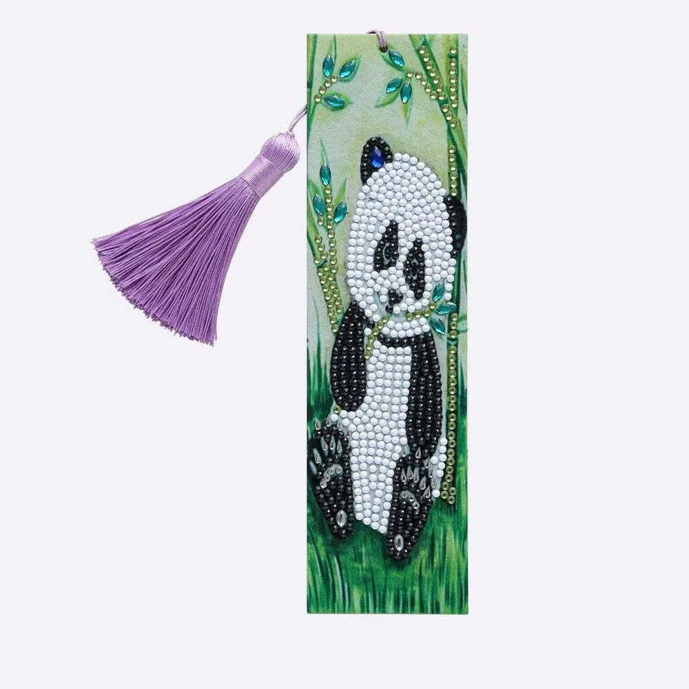 Diamond Painting-Panda Bookmark