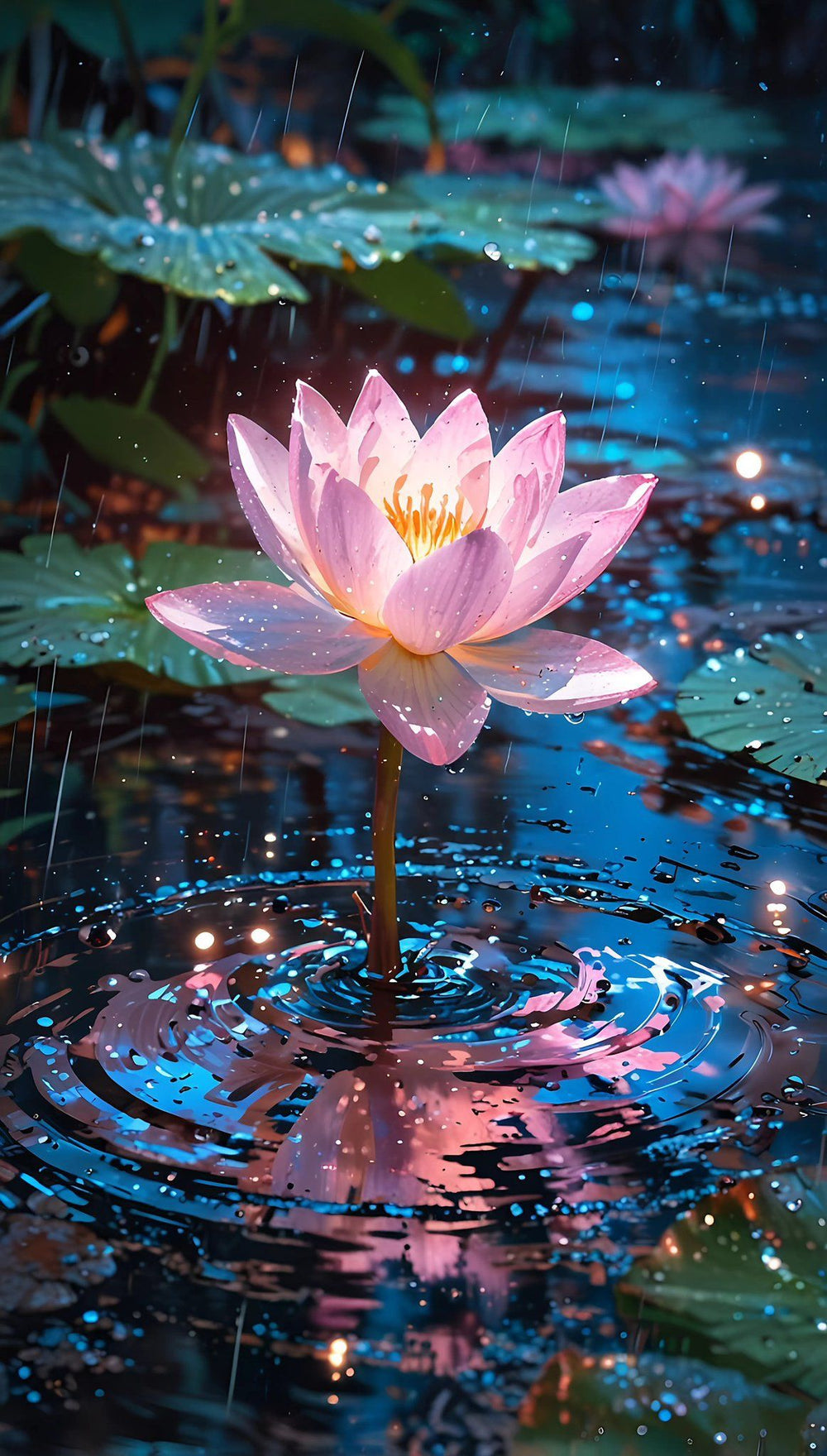 Diamond Painting - Blooming Lotus