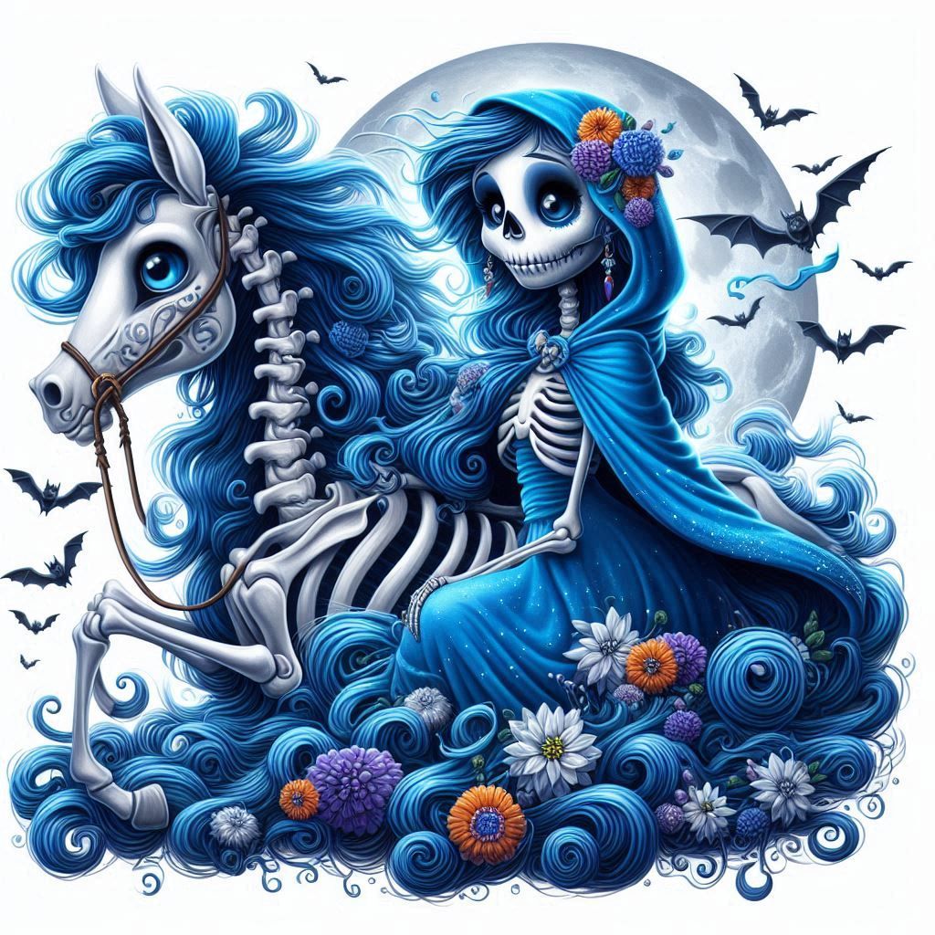 Diamond Painting - Skeleton Girl