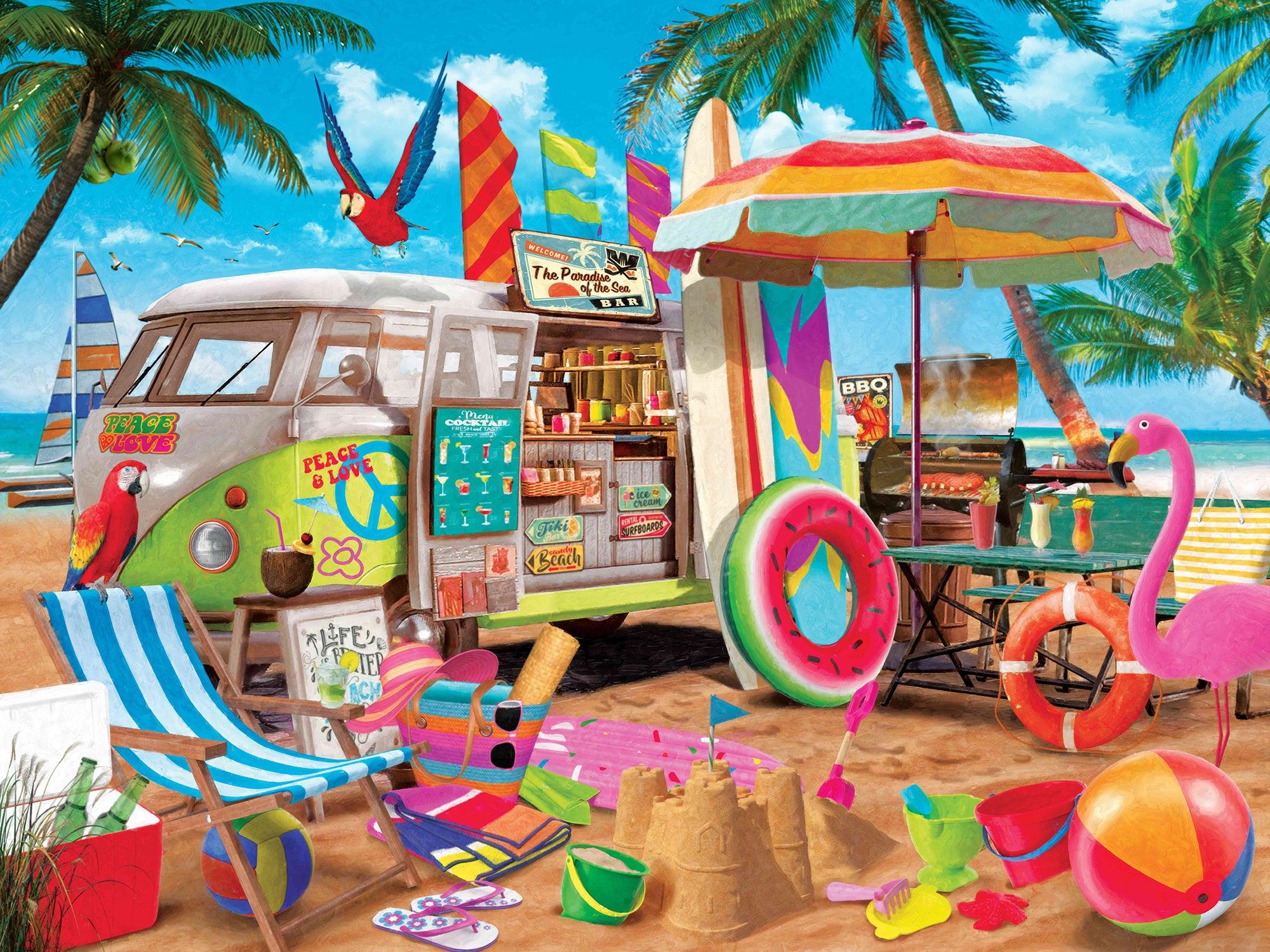 Diamond Painting - Beach Camper Truck