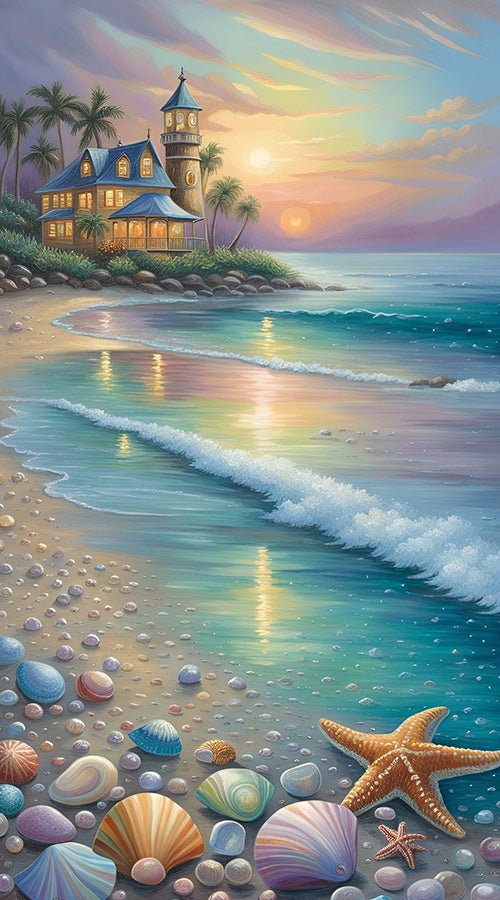 Diamond Painting - Beach Sunrise