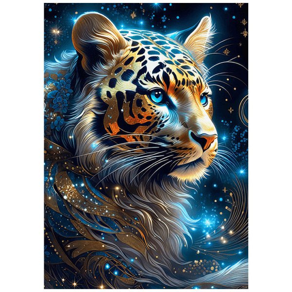 Diamond Painting - Glowing Tiger