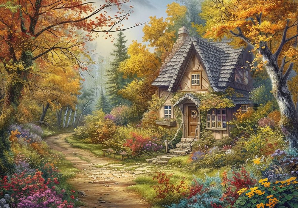 Diamond Painting - Forest Hut