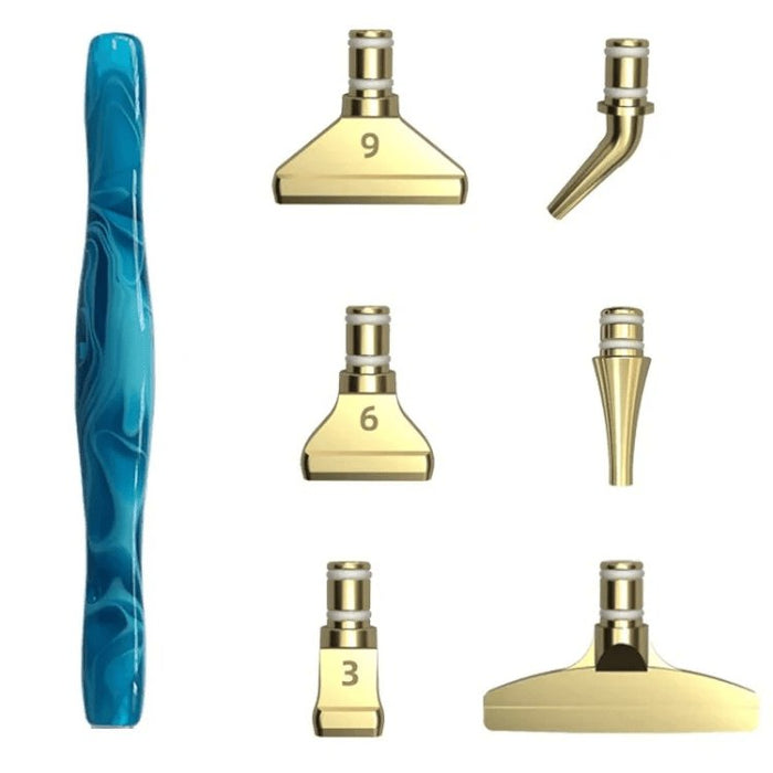 Diamond Painting-Ergonomic Pen with 6 Metal Attachments