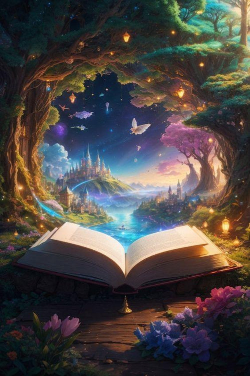 Diamond Painting - Wonderland in Book